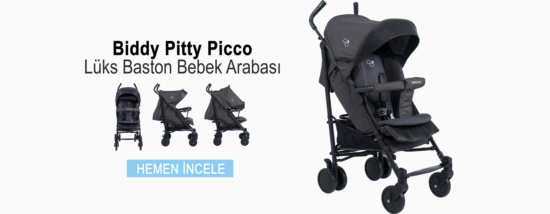 biddy pitty picco baston bebek arabası