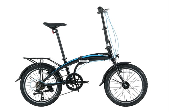 Bisan FX 3500 Alüminyum Katlanır Bisiklet Mavi
