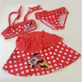 Disney Lisanslı Minnie Mouse Bikini 5 Yaş