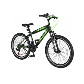 Trend Bikes Vento 24 Jant 21 Vites Dağ Bisikleti Siyah-Yeşil